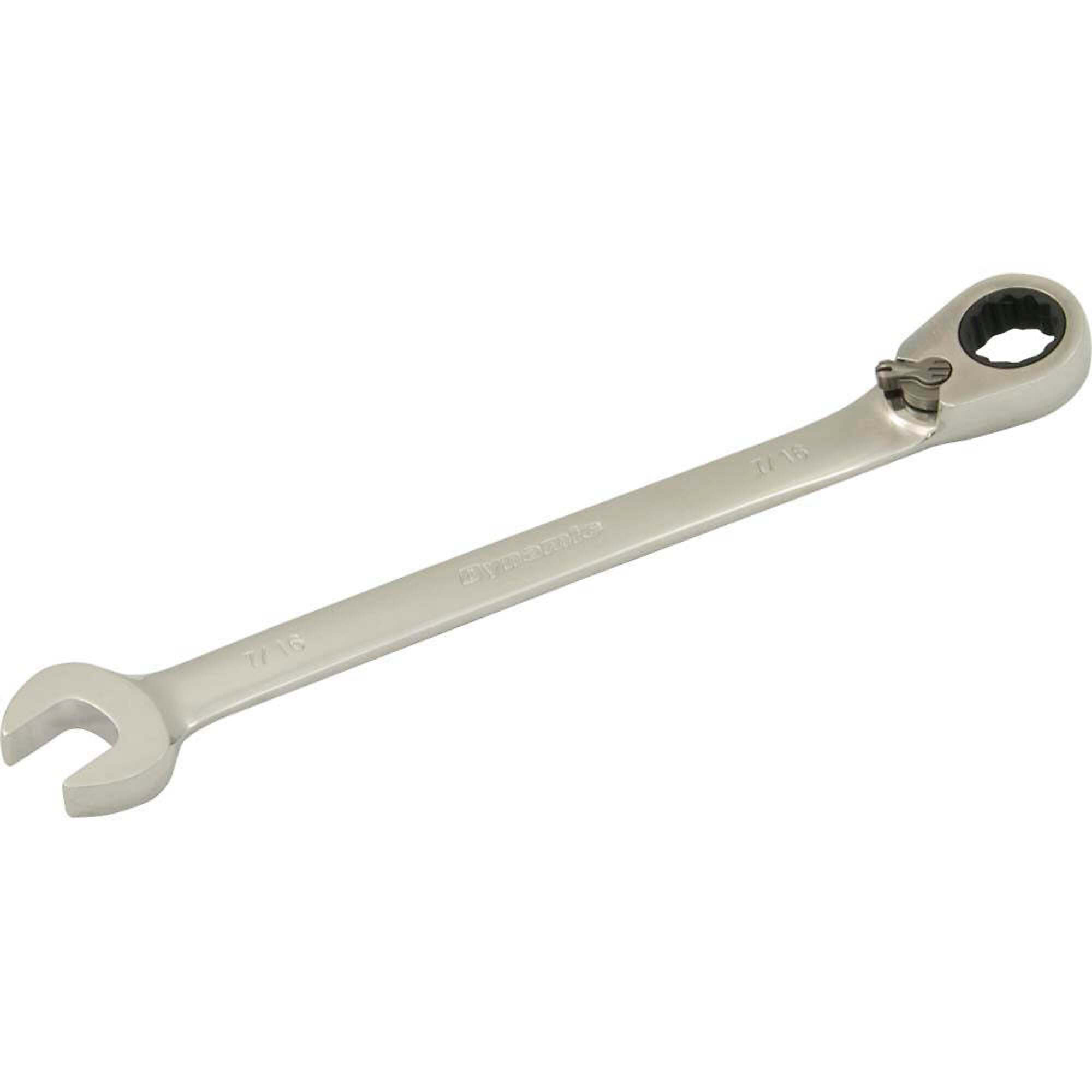 Dynamic Tools 7/16" Reversible Combination Ratcheting Wrench